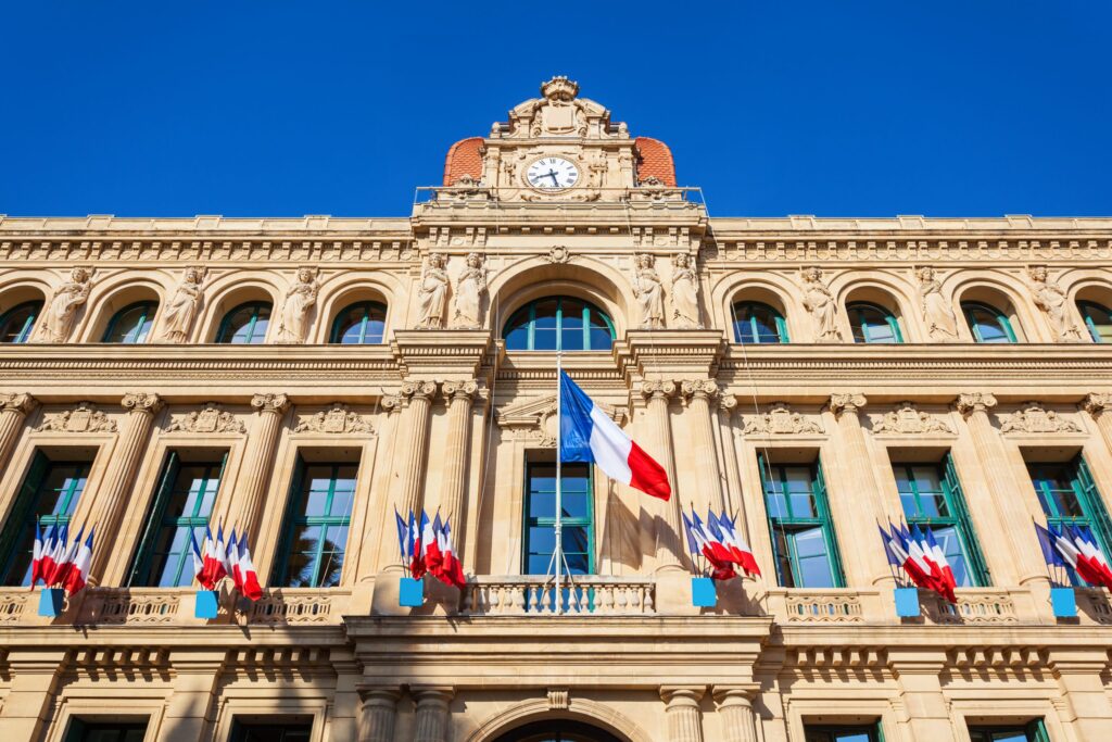 LA mairie de Cannes, France